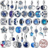 Charm Beads for Bracelet Bangle Star Moon Galaxy DIY Jewelry