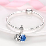 Charm Beads for Bracelet Bangle Star Moon Galaxy DIY Jewelry