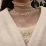14K True Filled Pearl Beads Choker Necklaces DIY Jewelry