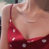 14K True Filled Pearl Smile Necklace for DIY Jewelry