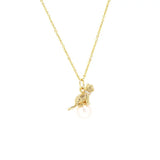 Diamond Collar Cat Pearl Necklace Pendant Art Jewelry