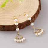 Freshwater Pearl Drop Earrings for Women Gift Jewelry