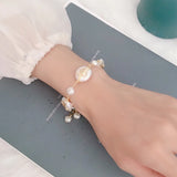 Baroque Pearls Adjustable Bracelets for Wedding