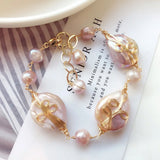Baroque Pearls Adjustable Bracelets for Wedding