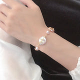 Baroque Pearls Adjustable Bracelets for Wedding