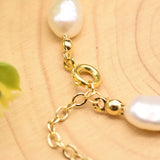Freshwater Pearl Leaf Bracelets for Women Girls Party Engagement Gift