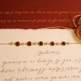 Natural Garnet Bracelet Female Red Jewelry Gift