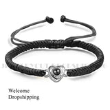 Projection Heart Bracelet Fine Steel Material Unique Holiday Gift