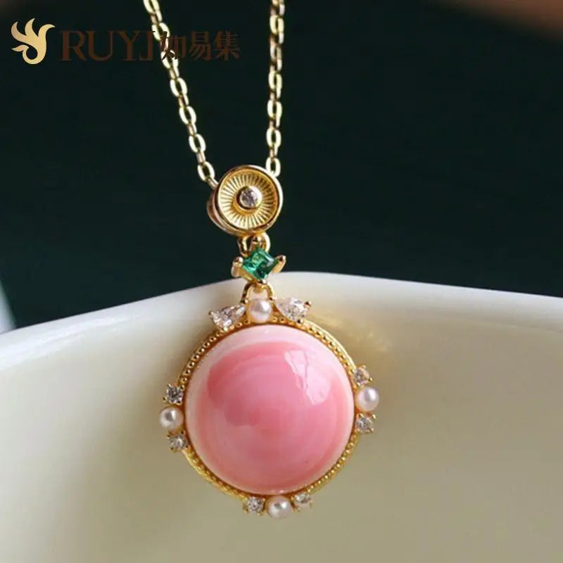 Queen Shell Necklace Light Sterling Silver Clavicle Chain Female Niche