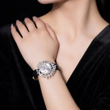 S925 Silver Flower Shell Bracelet Camellia Wrist Strap Fine Jewelry