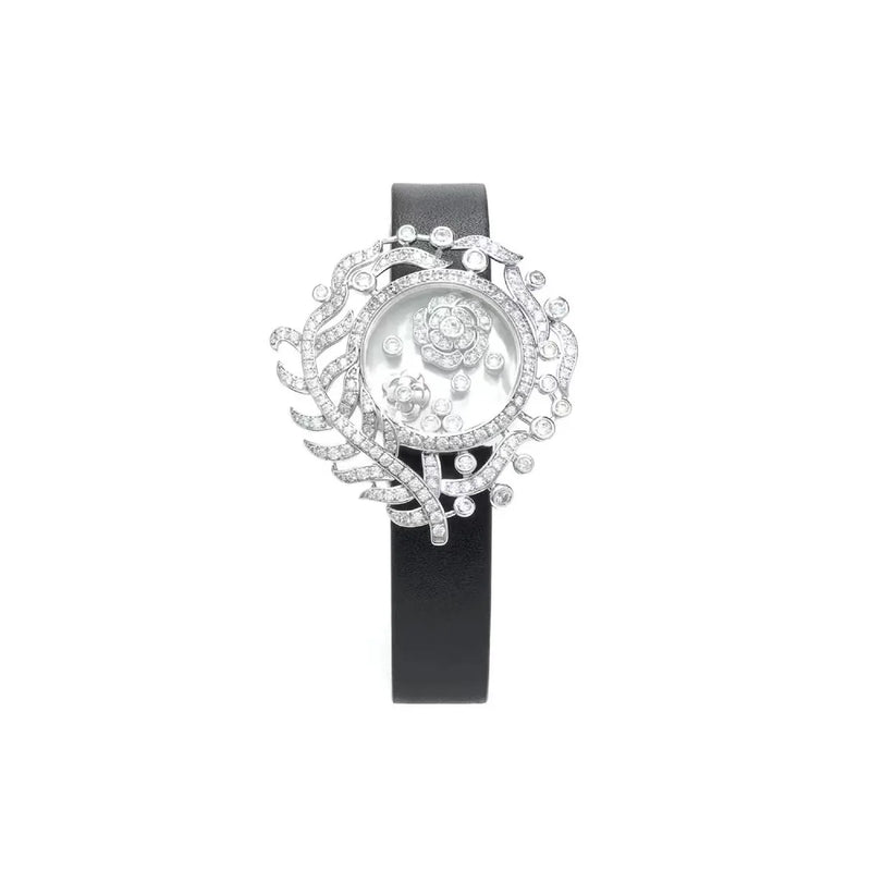 S925 Silver Flower Shell Bracelet Camellia Wrist Strap Fine Jewelry