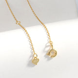 Childlike Goldfish Opal Pendant Necklace for Women