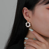 S925 Silver Pearl Women's Earrings Fine Jewelry Mother's Eardrop