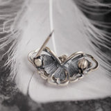 Ethnic Style Hetian Jade Flower Charm Ladies Brooch Dress Accessory