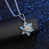 S925 Silver Rotating Ring Necklace Set