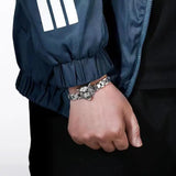 Tiger Head S925 Sterling Silver Domineering Tiger Zodiac Bracelet