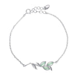 Willow Shape Silver Bracelet for Students
