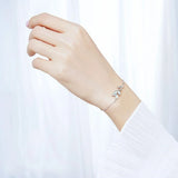 Willow Shape Silver Bracelet for Students