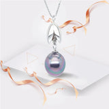 925 Silver Pearl Pendant Necklace - Women's Jewelry