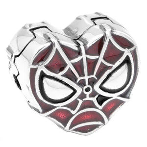 Golden Radiant Heart Spider Moon Star Clasp 925 Silver Bracelet Bangle Charm