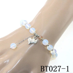 Ethnic Style Opal Tourmalines Rubys Jades Stone Bracelet Gift