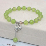 Ethnic Style Opal Tourmalines Rubys Jades Stone Bracelet Gift