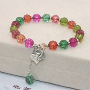 Ethnic Style Opal Tourmalines Rubys Jades Stone Bracelet Gift