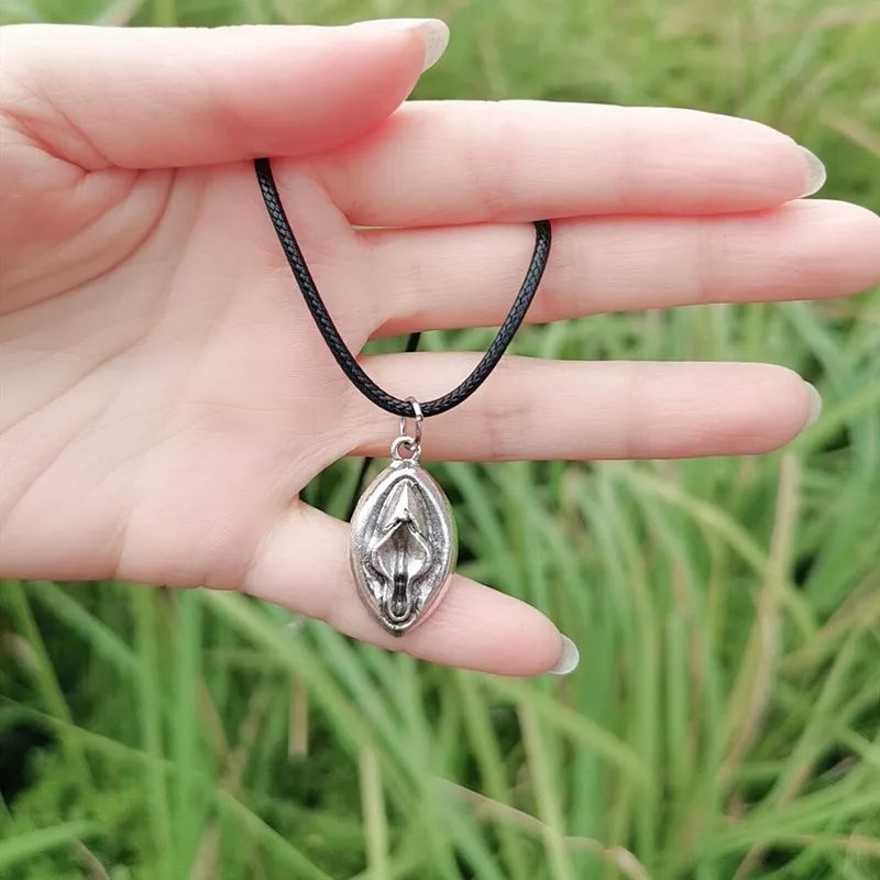 Genital Necklace Source of Life Female Pendant Jewelry
