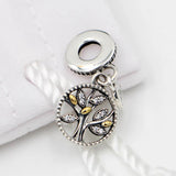 Family Heritage Tree Of Life Pendant Beads 925 Sterling Silver Charm Bracelet