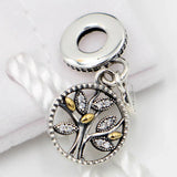 Family Heritage Tree Of Life Pendant Beads 925 Sterling Silver Charm Bracelet