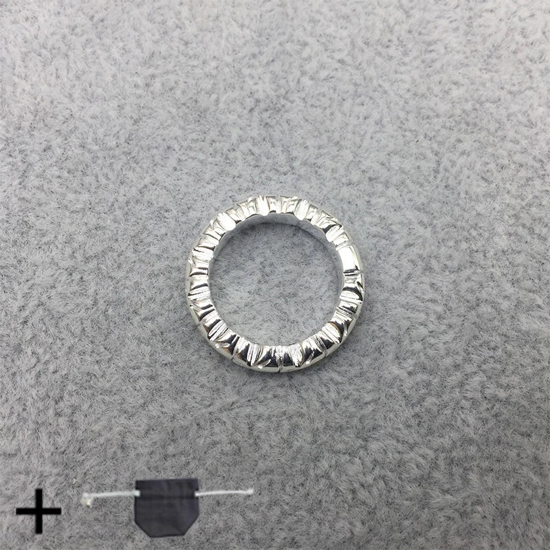 925 Silver Spanish Bear Ring With Velvet Bag Women Jewelry Gift
