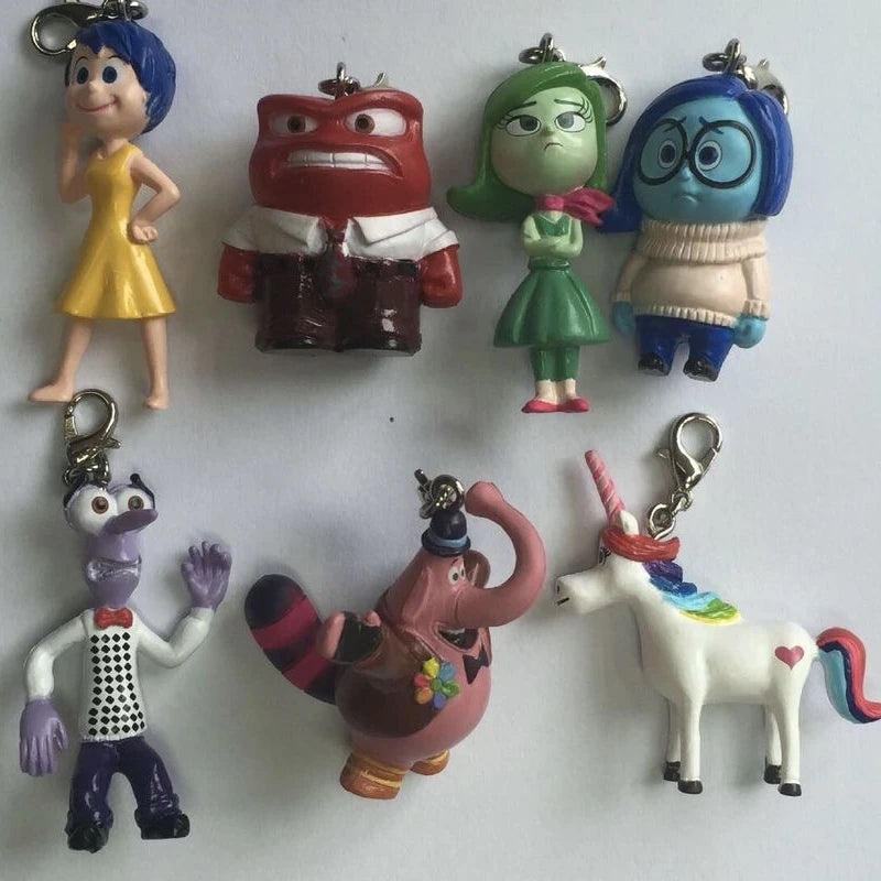 7pcs Doll Model Out Figure Bag Pendant Keychain Ornament Accessories Toy