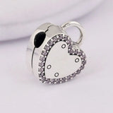 Crystal Clip Lock Stopper Beads for 925 Silver Bracelet DIY Jewelry