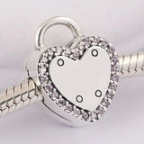 Crystal Clip Lock Stopper Beads for 925 Silver Bracelet DIY Jewelry
