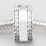 Crystal Clip Lock Stopper Beads for 925 Silver Bracelets