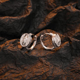 925 Sterling Silver Hoop Earrings Ladies Celebrity Style Fine Jewelry