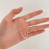S925 Sterling Silver Necklace Romantic Birthday Party Jewelry