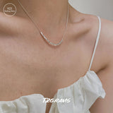 S925 Sterling Silver Necklace Romantic Birthday Party Jewelry