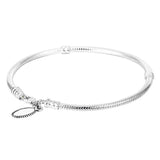 Snake Chain Bracelet Bangle for 925 Silver Bead Charm Jewelry