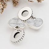 Love Heart Daughter & Mother-in-Law Pendant Beads 925 Sterling Silver Charm