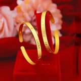 Lucky Goddess Bracelet Bangle 18k Wedding Jewelry