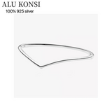 925 Silver Snake Chain Bracelet for Women 7.5-Inch Long