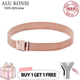 925 Silver Snake Chain Bracelet for Women DIY Jewelry