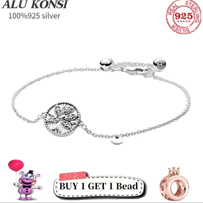 925 Sterling Silver Pan Catenary for Women Charm DIY Jewelry