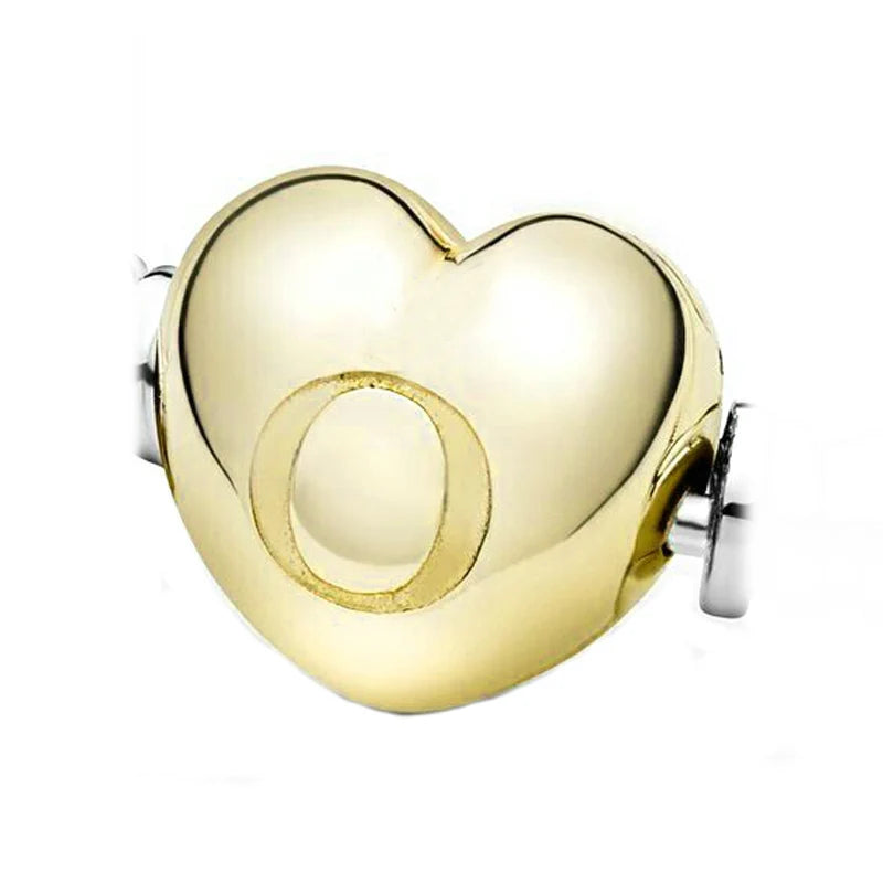 Family Tree Heart Clasp 925 Sterling Silver Charm for Bracelet Bangle