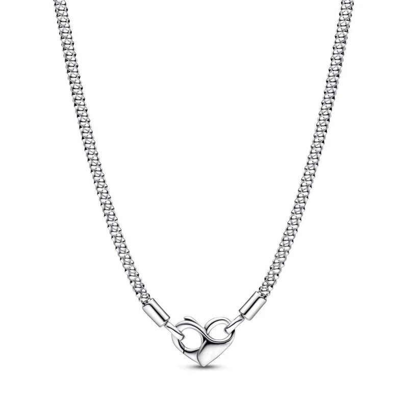 Heart Chain Necklace 925 Silver - Sterling Silver