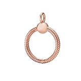 Moments Letter O Charms Necklace for DIY Jewelry Gift