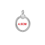 Moments Letter O Charms Necklace for DIY Jewelry Gift