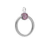 Moments Letter O Charms Necklace for DIY Jewelry Gift