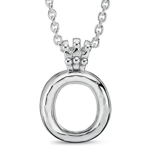 Moments Crown Logo Signature Locket Necklace 925 Sterling Silver